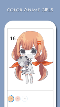 Descargar Anime - Paint by Numbers Entretenimiento para Android captura de pantalla 2
