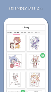 Descargar Anime - Paint by Numbers Entretenimiento para Android captura de pantalla 7