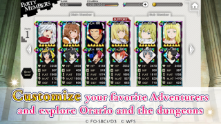 Descargar DanMachi - MEMORIA FREESE Juegos de rol para Android captura de pantalla 5