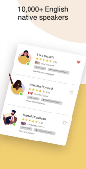 Descargar Cambly : Inglés con nativos Educación para Android captura de pantalla 2
