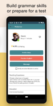 Descargar Cambly : Inglés con nativos Educación para Android captura de pantalla 3