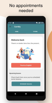 Descargar Cambly : Inglés con nativos Educación para Android captura de pantalla 4