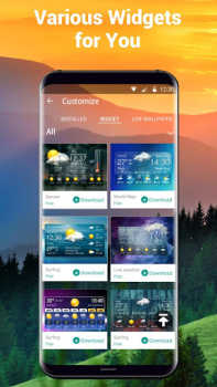 Descargar Виджет прогноза погоды Clima para Android captura de pantalla 7