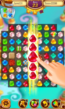 Descargar mundo loco de las joyas Rompecabezas para Android captura de pantalla 3