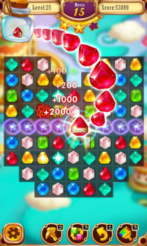 Descargar mundo loco de las joyas Rompecabezas para Android captura de pantalla 4