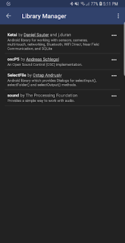 Descargar APDE - Android Processing IDE Herramientas para Android captura de pantalla 6