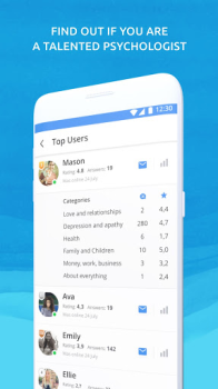 Descargar BestHelp — Сhat apoyo anónimo Salud y estado fisico para Android captura de pantalla 7