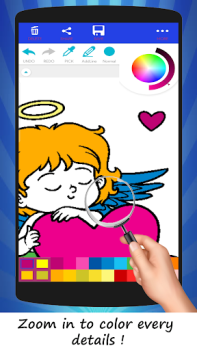 Descargar Romantic Love Coloring Book Arte y Diseño para Android captura de pantalla 6
