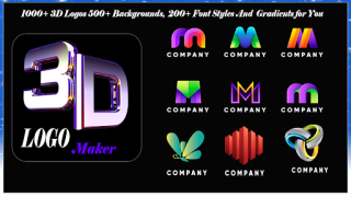 Descargar 3D Logo Maker-3D Logo Designer Arte y Diseño para Android captura de pantalla 2