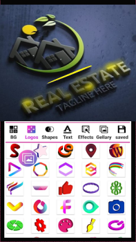 Descargar 3D Logo Maker-3D Logo Designer Arte y Diseño para Android captura de pantalla 5