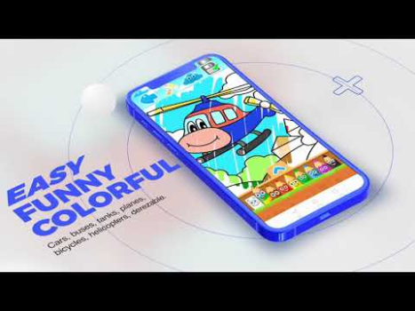 Descargar Dibujos para colorear: coches Juegos de aprendizaje para Android captura de pantalla 8