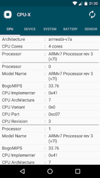 Descargar CPU-X Herramientas para Android captura de pantalla 2