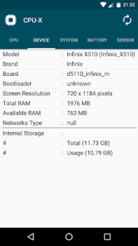 Descargar CPU-X Herramientas para Android captura de pantalla 3