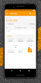 Descargar Drivvo - Gestión de vehículos Automóviles y vehículos para Android captura de pantalla 7