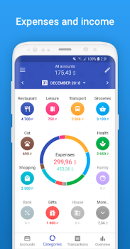 Descargar 1Money: gastos, presupuesto Finanzas para Android captura de pantalla 2