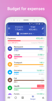 Descargar 1Money: gastos, presupuesto Finanzas para Android captura de pantalla 7