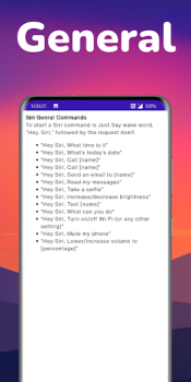 Descargar Commands For Siri Libros y referencia para Android captura de pantalla 3