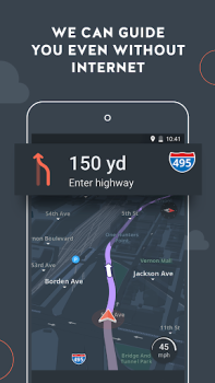 Descargar Karta GPS Navegación y Tráfico Mapas y navegación para Android captura de pantalla 3