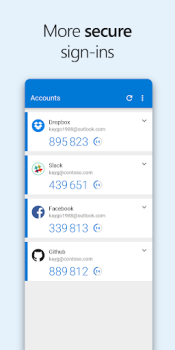 Descargar Microsoft Authenticator Herramientas para Android captura de pantalla 3