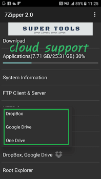 Descargar 7Zipper 2.0 – Local and Cloud Herramientas para Android captura de pantalla 2