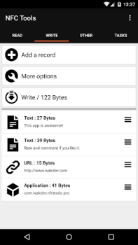 Descargar NFC Tools Herramientas para Android captura de pantalla 4