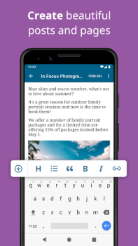 Descargar WordPress - Constructor web Trabajo para Android captura de pantalla 3