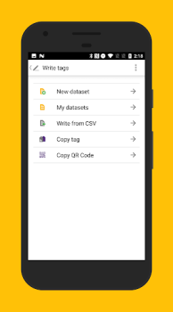 Descargar NFC TagWriter by NXP Trabajo para Android captura de pantalla 2