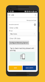 Descargar NFC TagWriter by NXP Trabajo para Android captura de pantalla 6