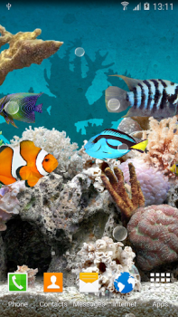 Descargar Coral Fish 3D Live Wallpaper Personalización para Android captura de pantalla 2