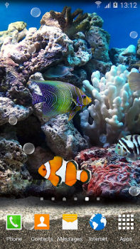 Descargar Coral Fish 3D Live Wallpaper Personalización para Android captura de pantalla 3