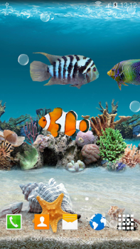 Descargar Coral Fish 3D Live Wallpaper Personalización para Android captura de pantalla 4