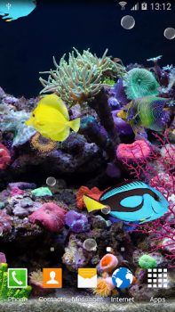 Descargar Coral Fish 3D Live Wallpaper Personalización para Android captura de pantalla 5