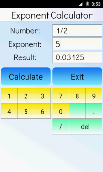 Descargar Exponente Calculadora Herramientas para Android captura de pantalla 2
