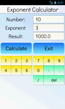 Descargar Exponente Calculadora Herramientas para Android captura de pantalla 4