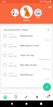 Descargar Diario de cuidados de animales y mascotas Estilo de vida para Android captura de pantalla 2