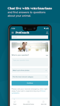 Descargar PetCoach Ask a vet online 24/7 Medicamento para Android captura de pantalla 5