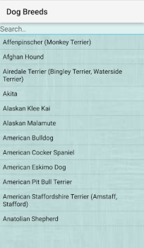 Descargar Dog Breeds Libros y referencia para Android captura de pantalla 3