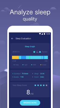 Descargar Sleep Monitor: Sleep Tracker Salud y estado fisico para Android captura de pantalla 4