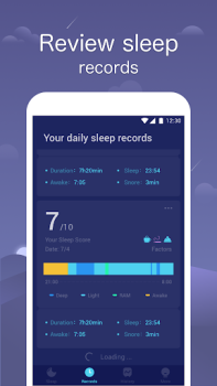 Descargar Sleep Monitor: Sleep Tracker Salud y estado fisico para Android captura de pantalla 6