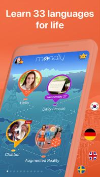Descargar Aprende idiomas - Mondly Educación para Android captura de pantalla 2