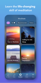 Descargar Calm: Meditación y Sueño Salud y estado fisico para Android captura de pantalla 3