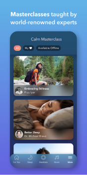 Descargar Calm: Meditación y Sueño Salud y estado fisico para Android captura de pantalla 6