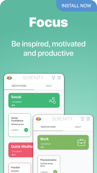 Descargar Serenity: Meditación Salud y estado fisico para Android captura de pantalla 6