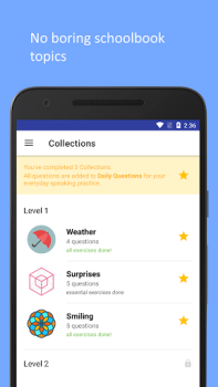 Descargar Ispeak: English Speaking Train Educación para Android captura de pantalla 2