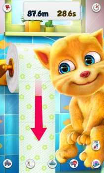Descargar Talking Ginger Juegos casuales para Android captura de pantalla 2