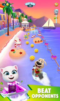 Descargar Talking Tom Jetski 2 Juegos casuales para Android captura de pantalla 2