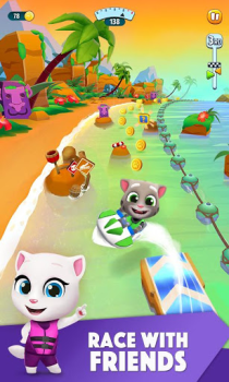 Descargar Talking Tom Jetski 2 Juegos casuales para Android captura de pantalla 4