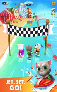 Descargar Talking Tom Jetski 2 Juegos casuales para Android captura de pantalla 7