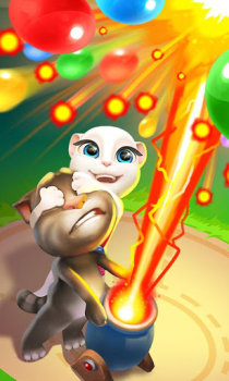 Descargar Говорящий Том: бабл-шутер Juegos casuales para Android captura de pantalla 2