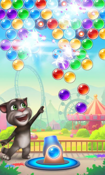 Descargar Говорящий Том: бабл-шутер Juegos casuales para Android captura de pantalla 3